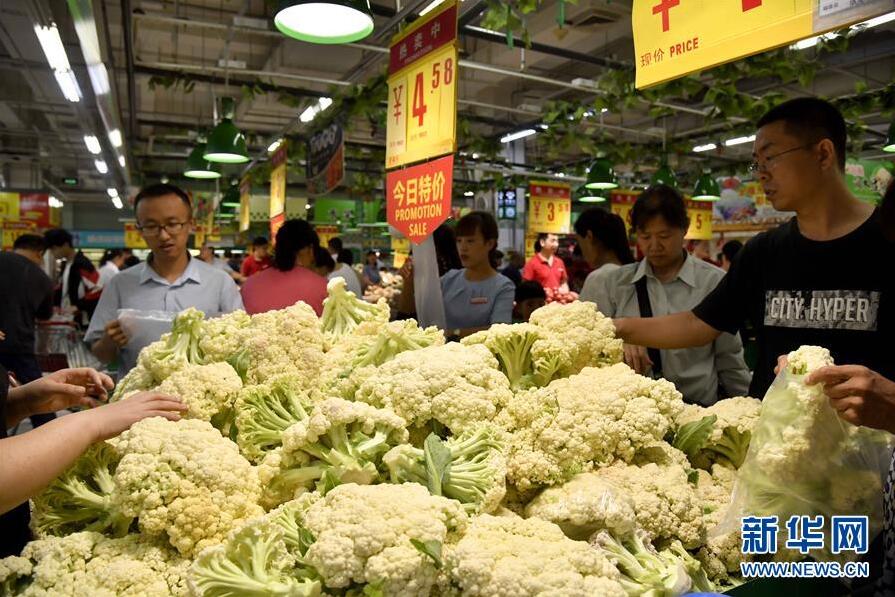 受台风“利奇马”影响 山东寿光蔬菜价格略涨