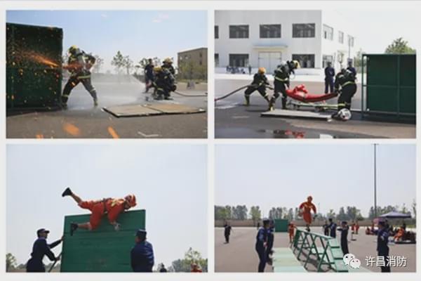以赛促训 许昌市消防救援支队组织开展比武竞赛活动 
