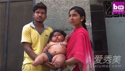 印度一名女婴每天48顿饭 全家差点被她吃垮